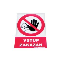 Tabulka "Vstup zakázán" - 1