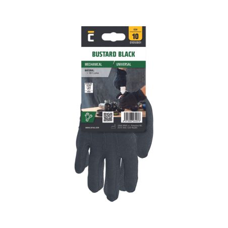 BUSTARD BLACK rukavice BA,PVC terč - 2