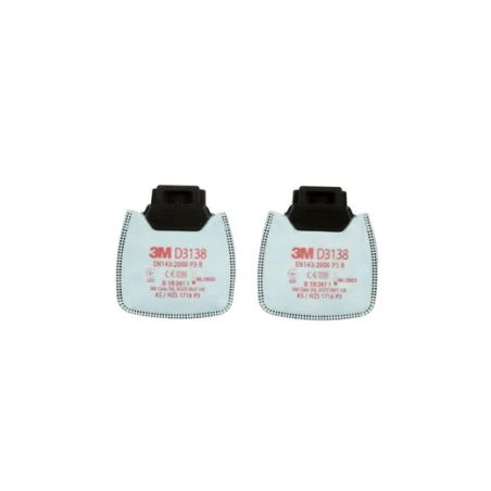 3M™ Secure Click™ Filter A1 ,with Dual Flow, D8051, pár - 2