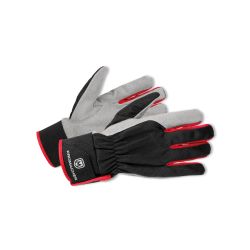 CARPOS VELCRO Gloves grey/red (12 pcs) - 2