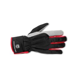 CARPOS VELCRO Gloves grey/red (12 pcs) - 3