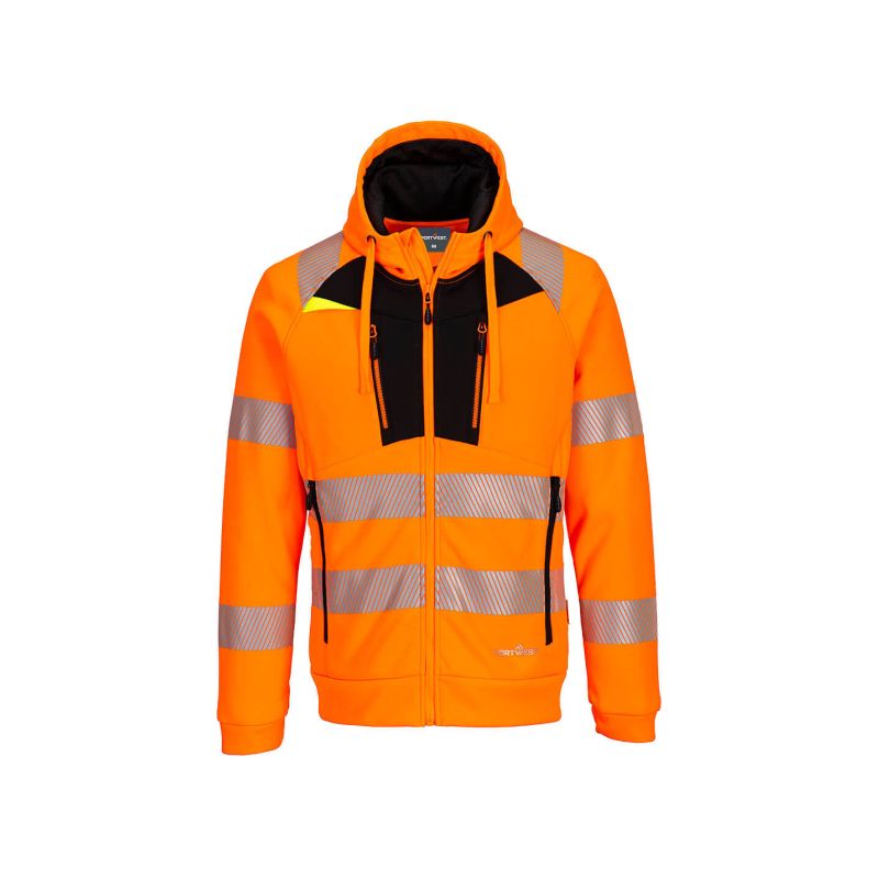 Mikina s kapucí DX4 Hi-Vis - 1