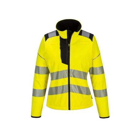 Dámská softshellová bunda PW3 Hi-Vis - 1