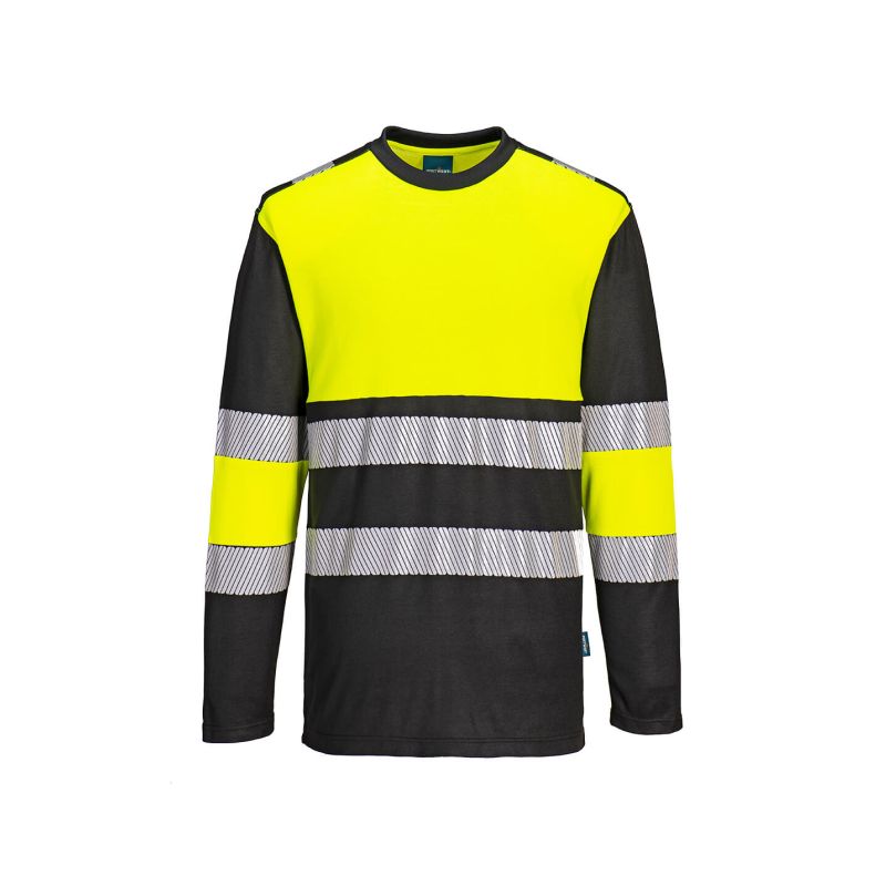 Tričko PW3 Hi-Vis třída 1 L/S - 2