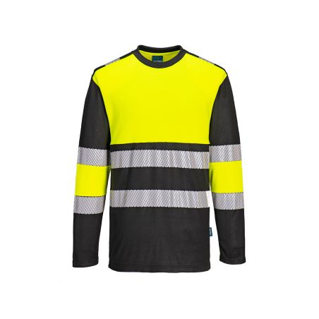 Tričko PW3 Hi-Vis třída 1 L/S - 2