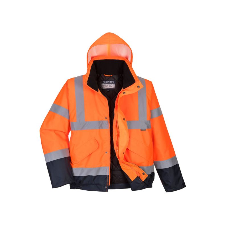 Dvoubarevný Hi-Vis bomber - 1