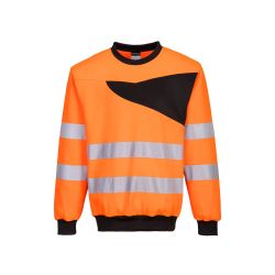 Mikina s výstřihem ke krku PW2 Hi-Vis - 1