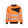 Mikina s výstřihem ke krku PW2 Hi-Vis - 1