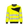 Mikina s výstřihem ke krku PW2 Hi-Vis - 2