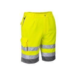 HiVis kraťasy, směsový materiál - 2