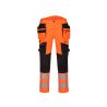 Kapesní kalhoty DX4 Hi-Vis s kapsou na zip - 1