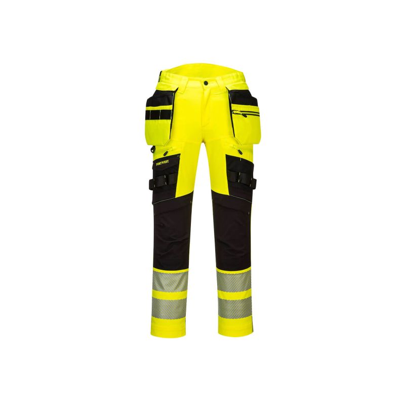 Kapesní kalhoty DX4 Hi-Vis s kapsou na zip - 2