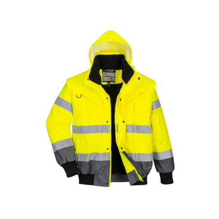 Bunda Bomber Hi-Vis Contrast - 2