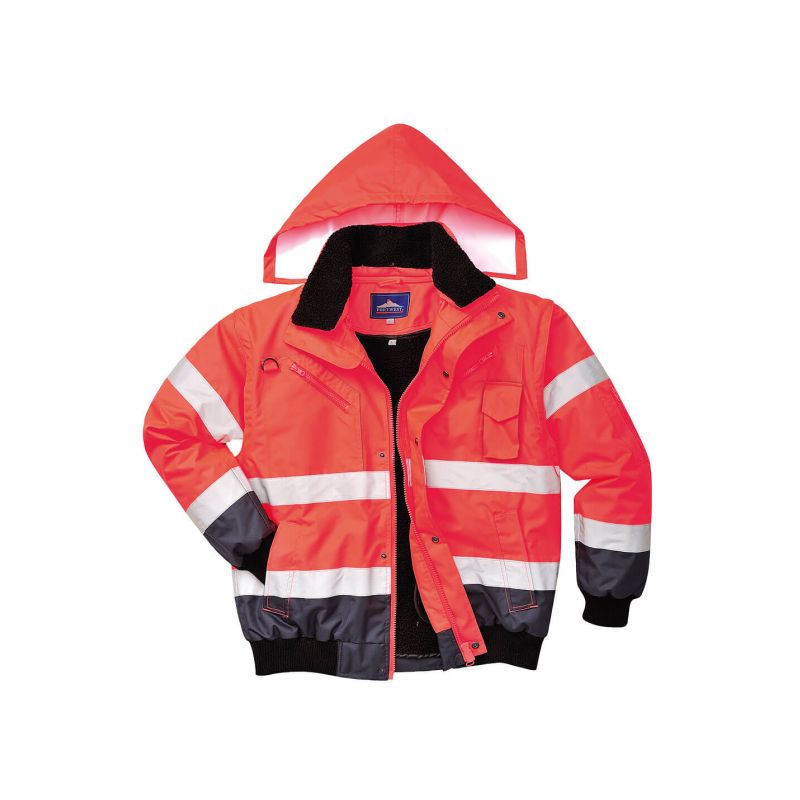 Bunda Bomber Hi-Vis Contrast - 3