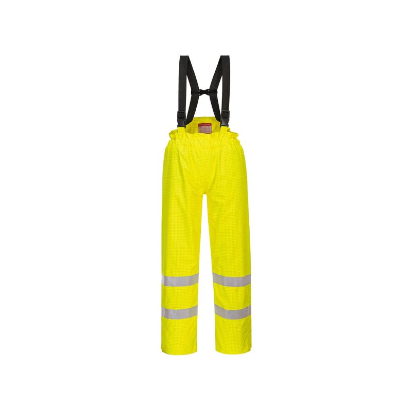 Zateplené kalhoty Bizflame Rain Hi-Vis Antistatic FR - 2