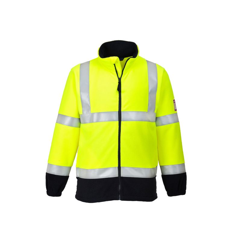 Fleece nehořalavá FR antistatická Hi-Vis - 1