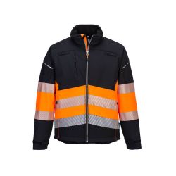 Softshellová bunda PW3 Hi-Vis Třída 1 (3L) - 1