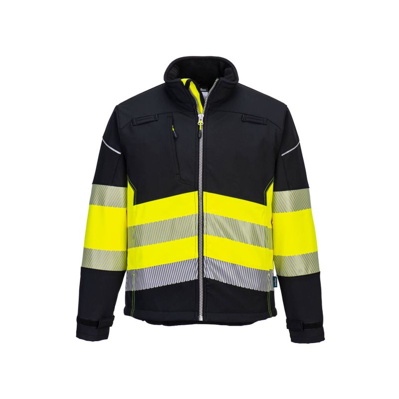 Softshellová bunda PW3 Hi-Vis Třída 1 (3L) - 2