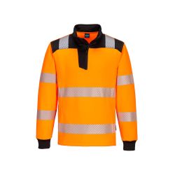 PW3 Hi-Vis 1/4 mikina se zipem - 1