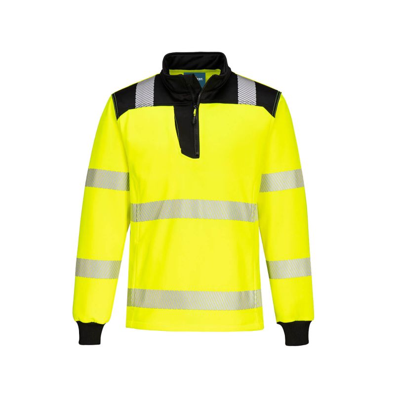 PW3 Hi-Vis 1/4 mikina se zipem - 2