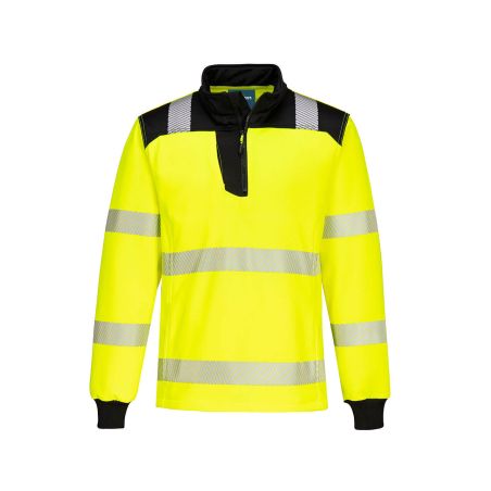 PW3 Hi-Vis 1/4 mikina se zipem - 2