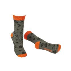 BENNONKY Trek Socks green/orange - 1