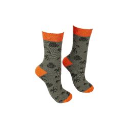 BENNONKY Trek Socks green/orange - 2