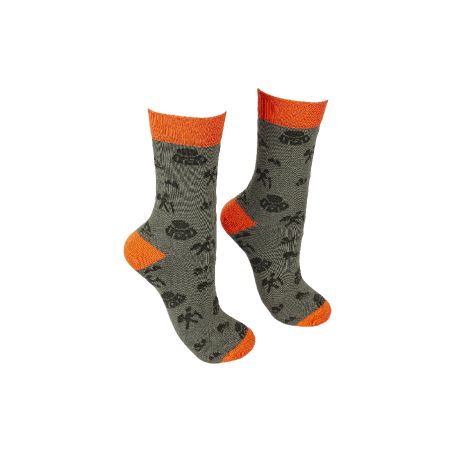 BENNONKY Trek Socks green/orange - 2