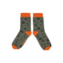 BENNONKY Trek Socks green/orange - 4