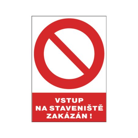 12128 T. Vstup na stav. Zakázán - 1