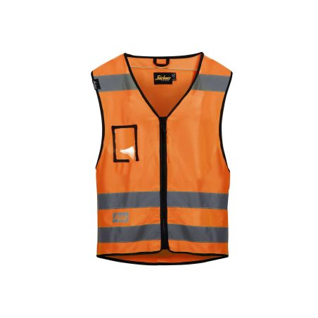 Reflexní vesta Snickers Workwear, třída 2 oranžová - 1