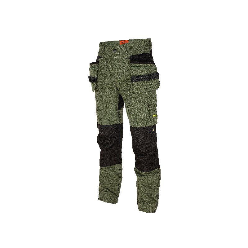 EREBOS Trousers green/black - 1