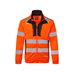 DX4 Hi-Vis mikina s výstřihem na zip - 1