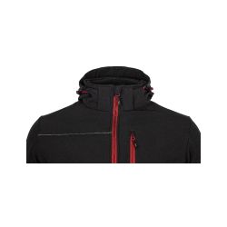 RUFUS Jacket black/red - 10