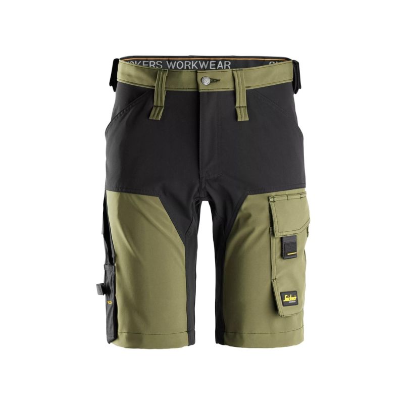 Kraťasy AllroundWork Full Stretch khaki - 1