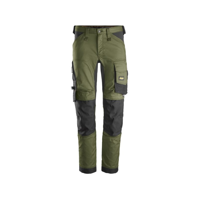 Pracovní kalhoty AllroundWork Stretch khaki - 1