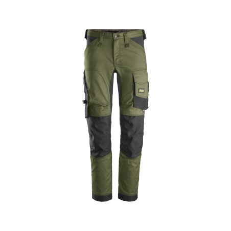 Pracovní kalhoty AllroundWork Stretch khaki - 1