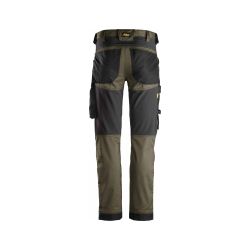 Pracovní kalhoty AllroundWork Stretch khaki - 3