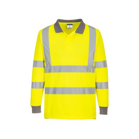 Eco Hi-Vis L/S Polo (6 ks v balení) - 2